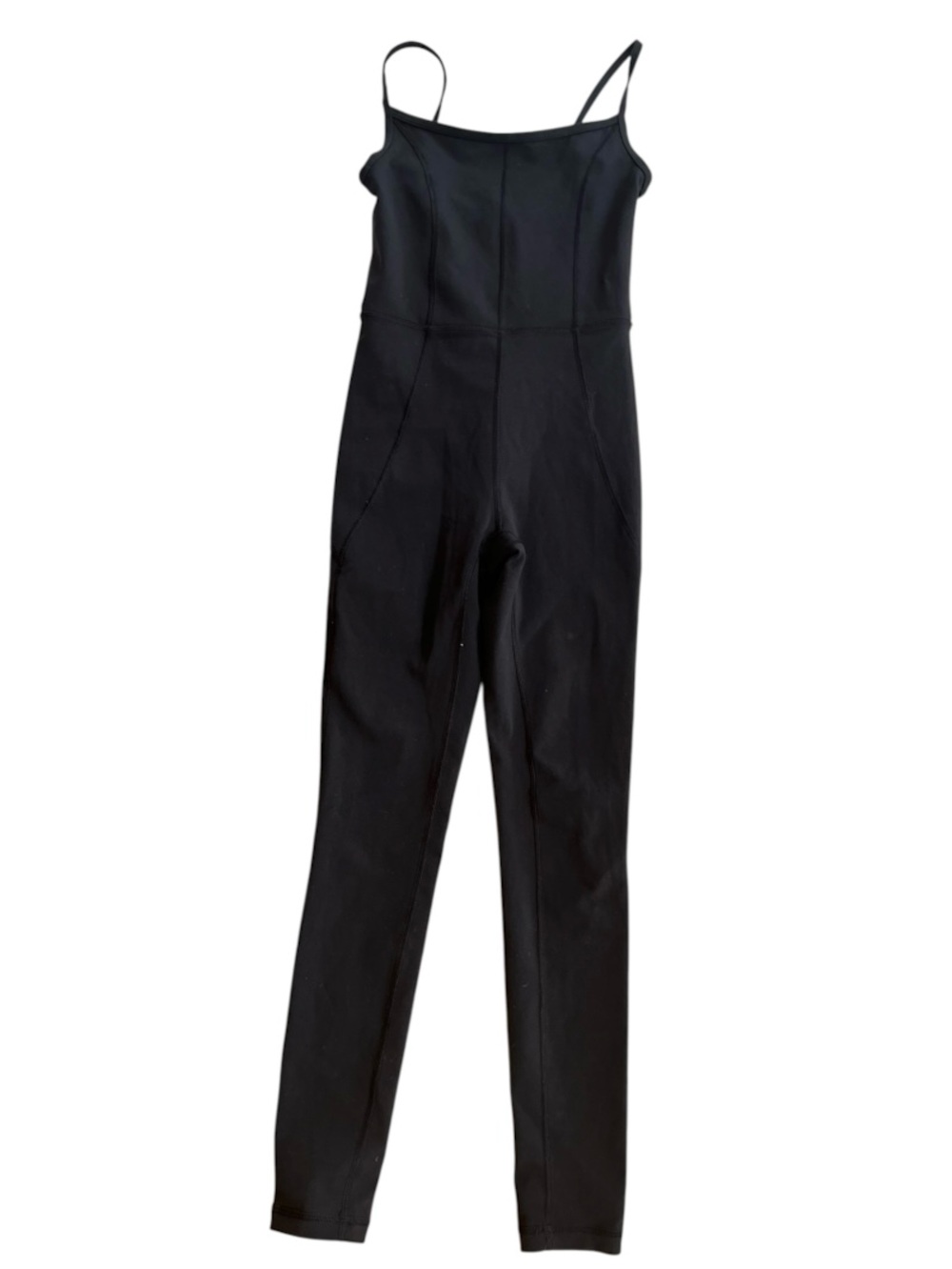 Wilfred Free Aritzia Le Fou Pointe Balletcore Athleisure Black Stappy Jumpsuit - Picture 5 of 11